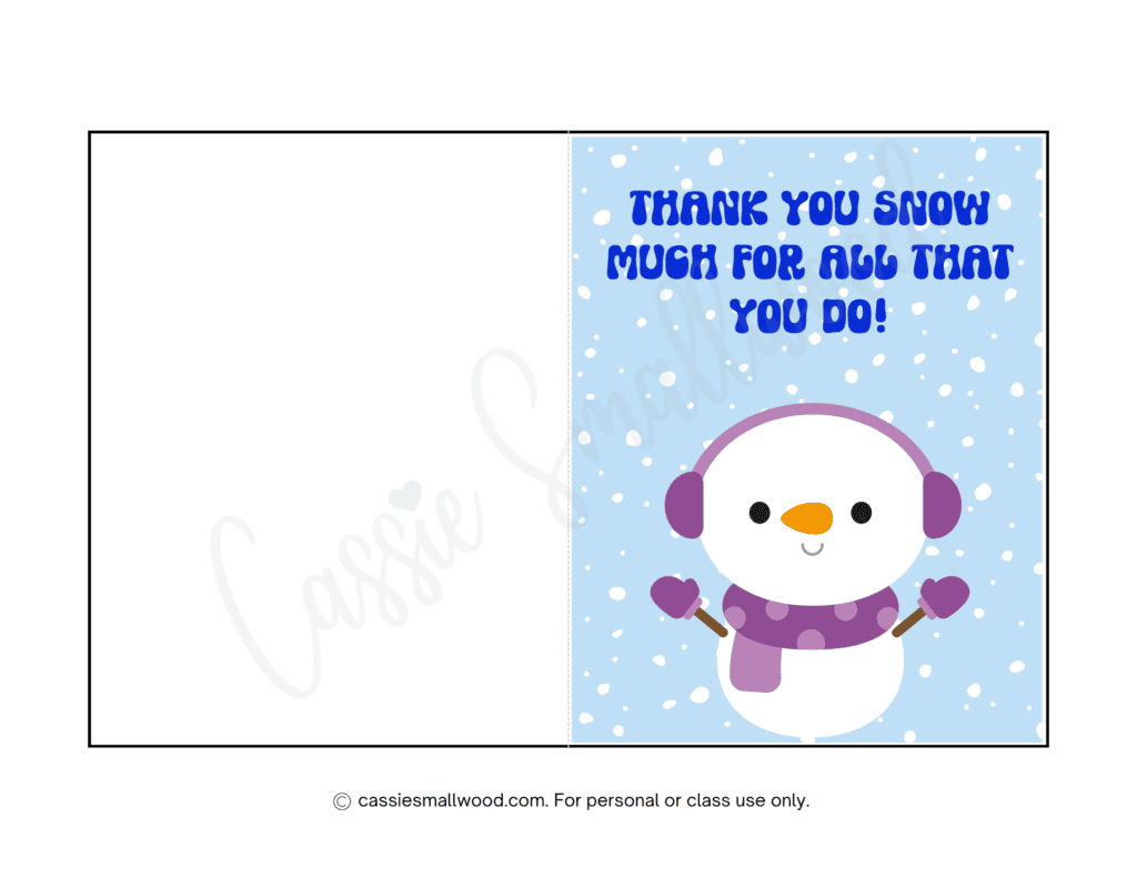 Cute Funny Teacher Christmas Cards Free Printable Cassie Smallwood