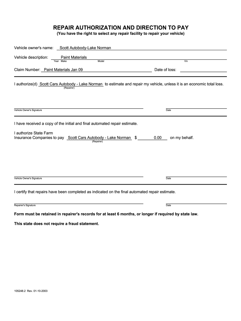 Direction To Pay Fill Online Printable Fillable Blank PdfFiller