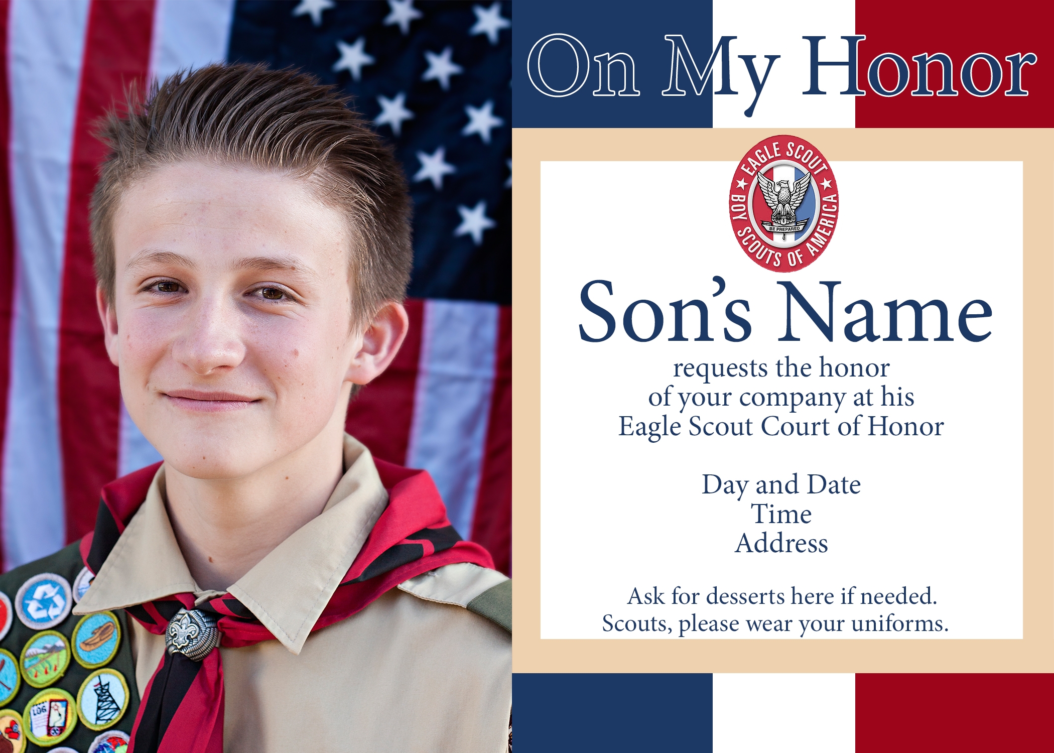 Eagle Scout Court Of Honor Ideas Free Printables