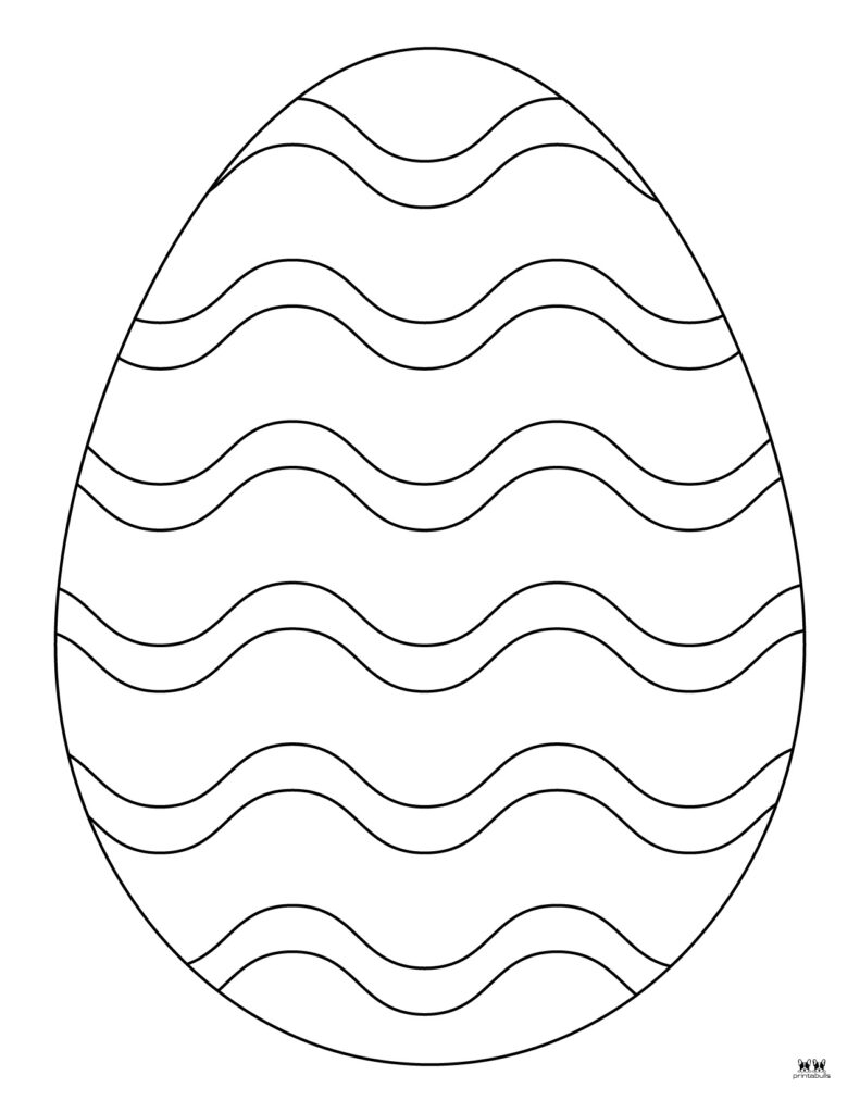 Easter Egg Template Free Printable