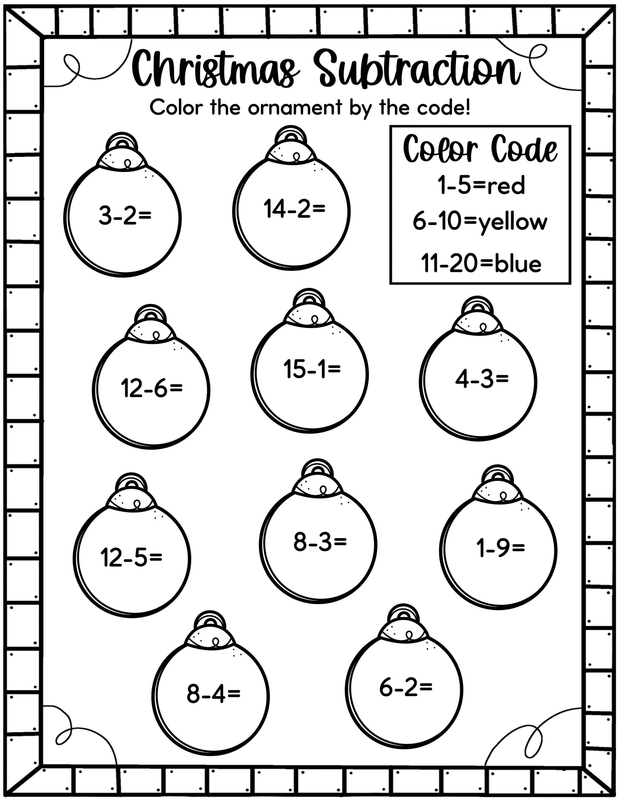 Free Printable Christmas Worksheets For Second Grade
