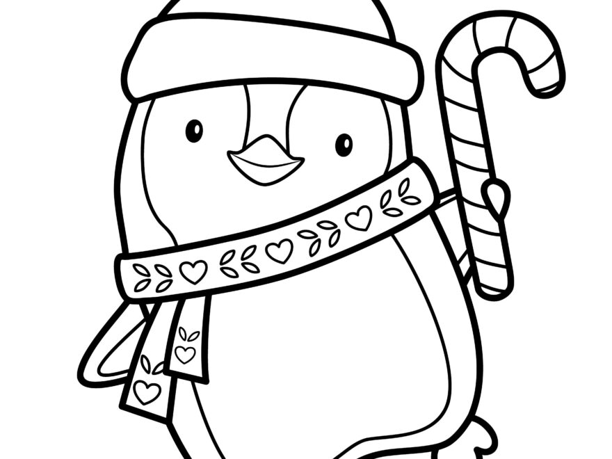 Easy Cute Christmas Coloring Book 10 page Printable For Kids Adults Festive Holiday Digital Download Santa Gingerbread Angel Etsy