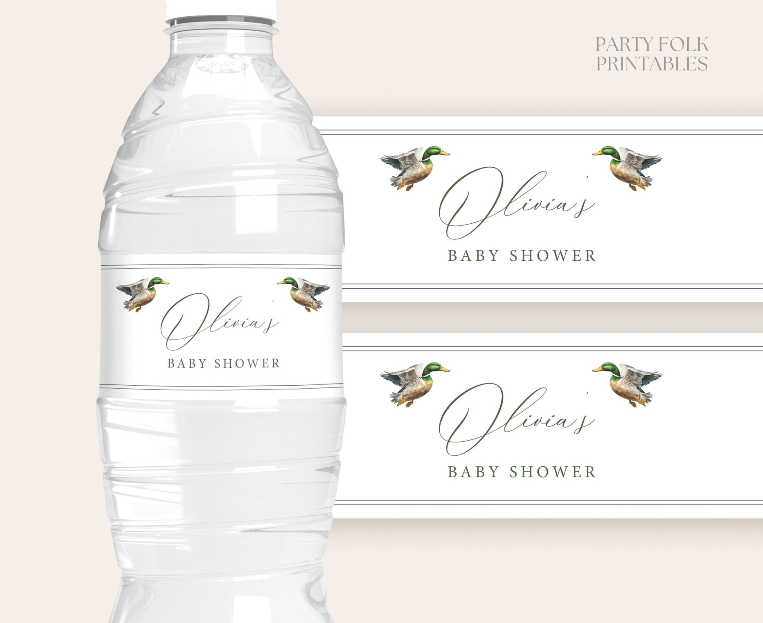 Free Printable Baby Shower Labels For Bottled Water