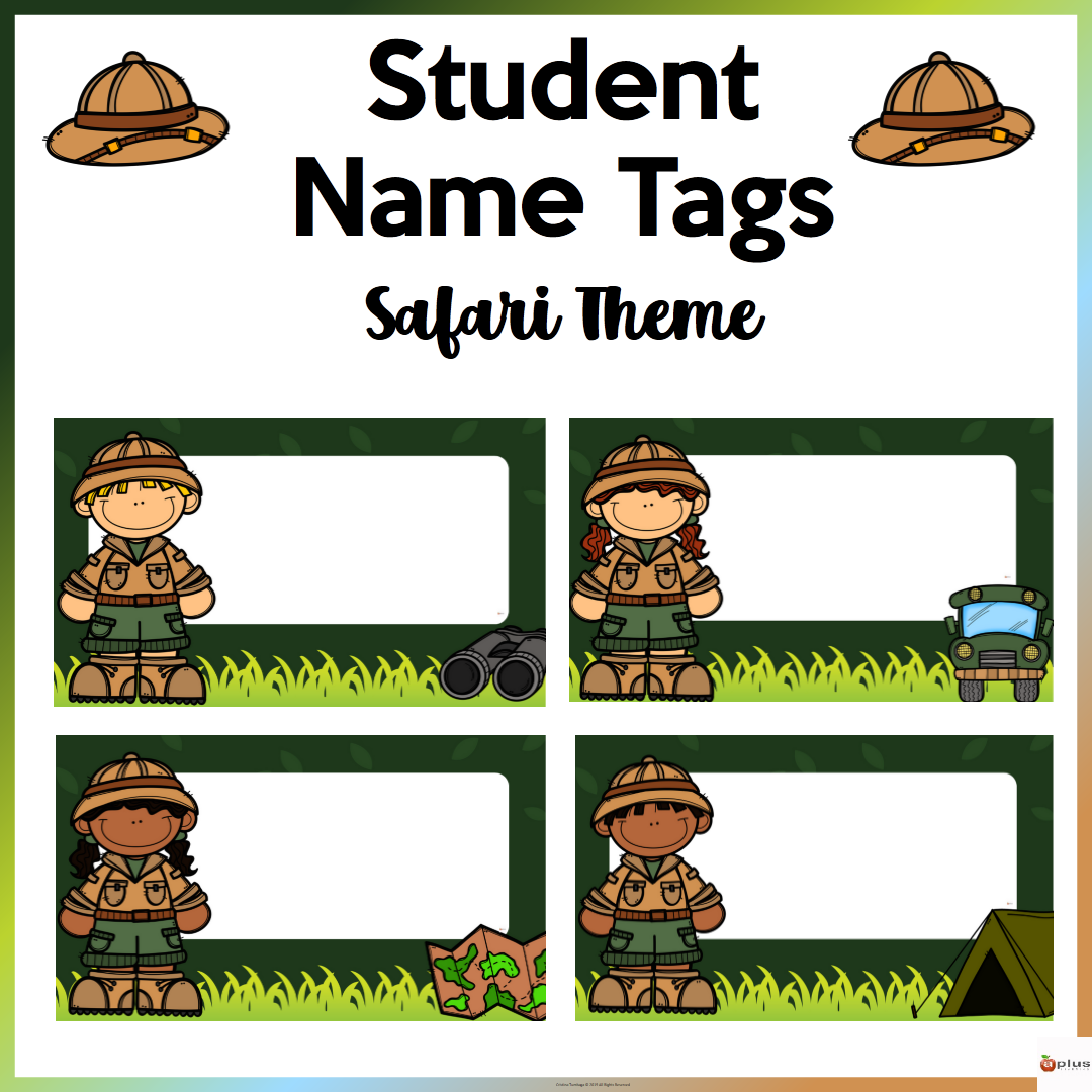 Editable Name Tags Made By Teachers