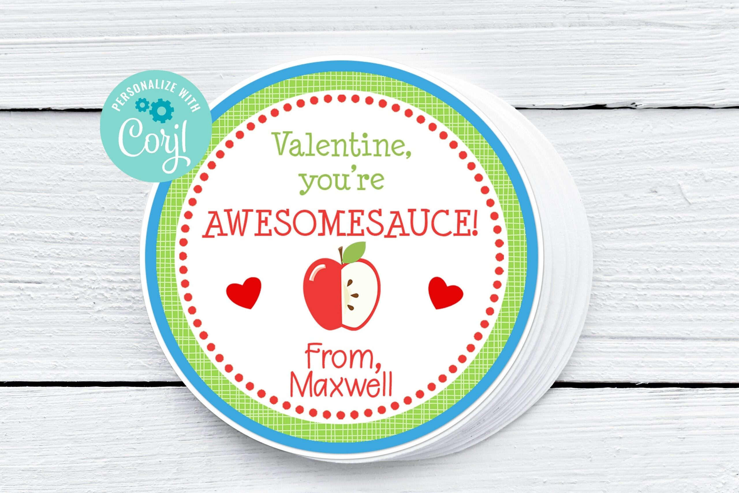 Editable You re Awesomesauce Printable Valentines Valentine s Day Tag Applesauce Valentine Classroom Valentines Corjl Instant Download Etsy