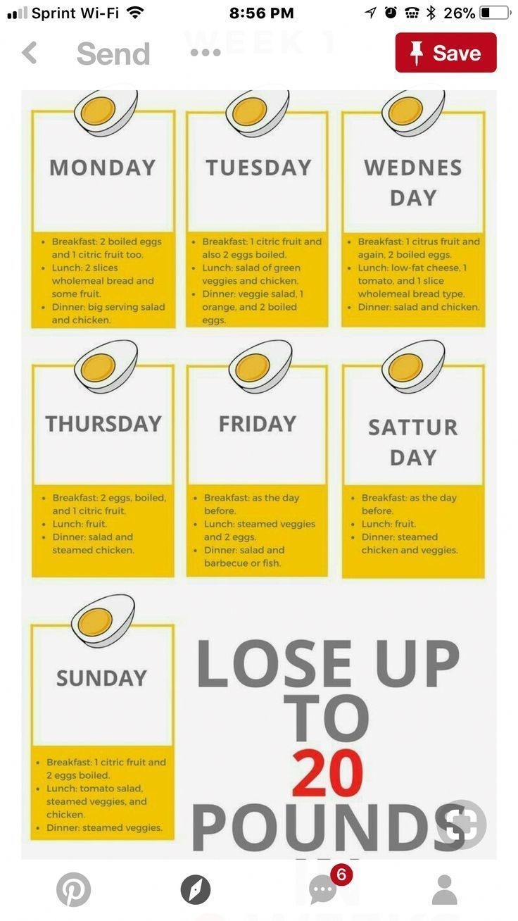 Boiled Egg Diet Printable Version