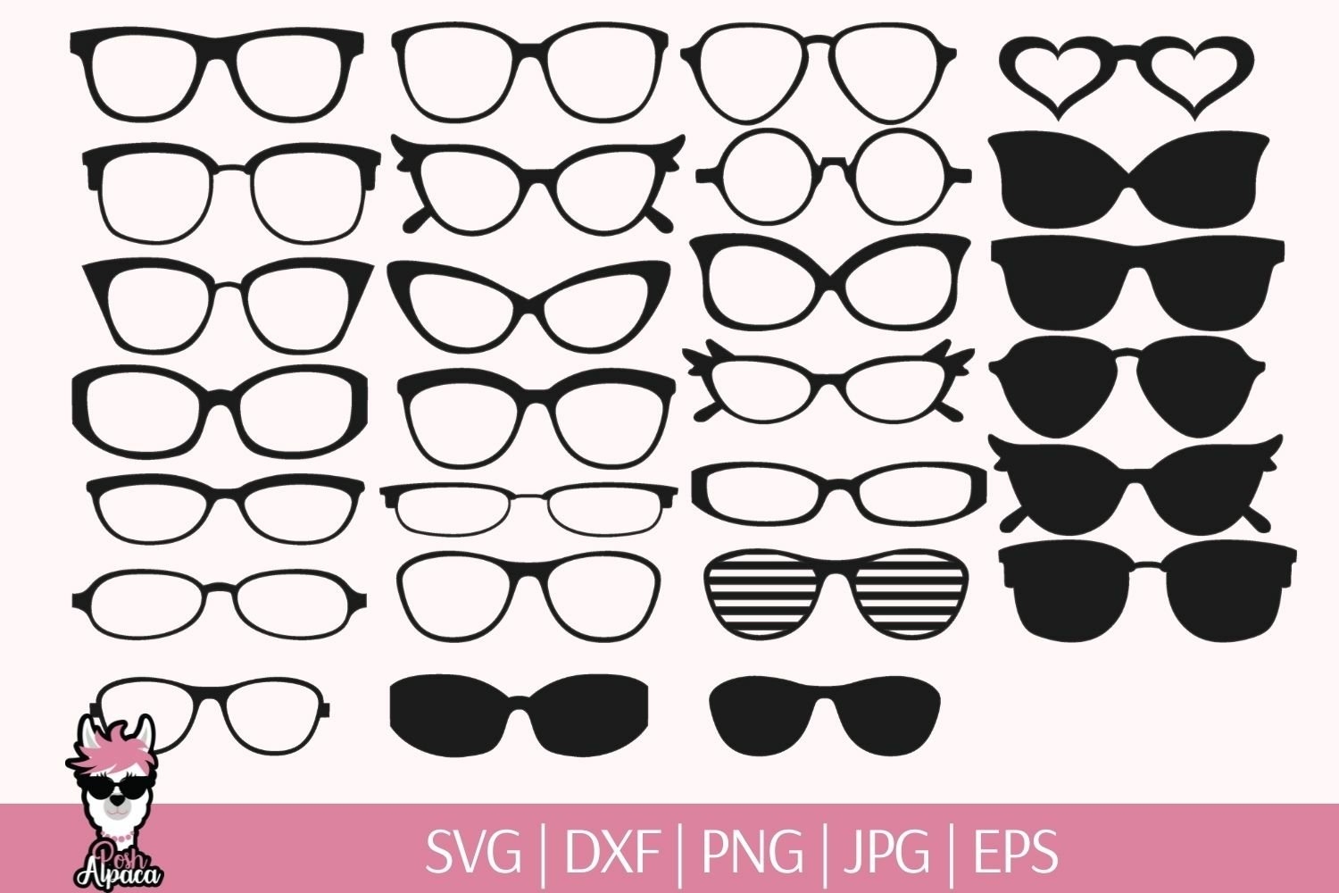 Eyeglasses Svg Bundle