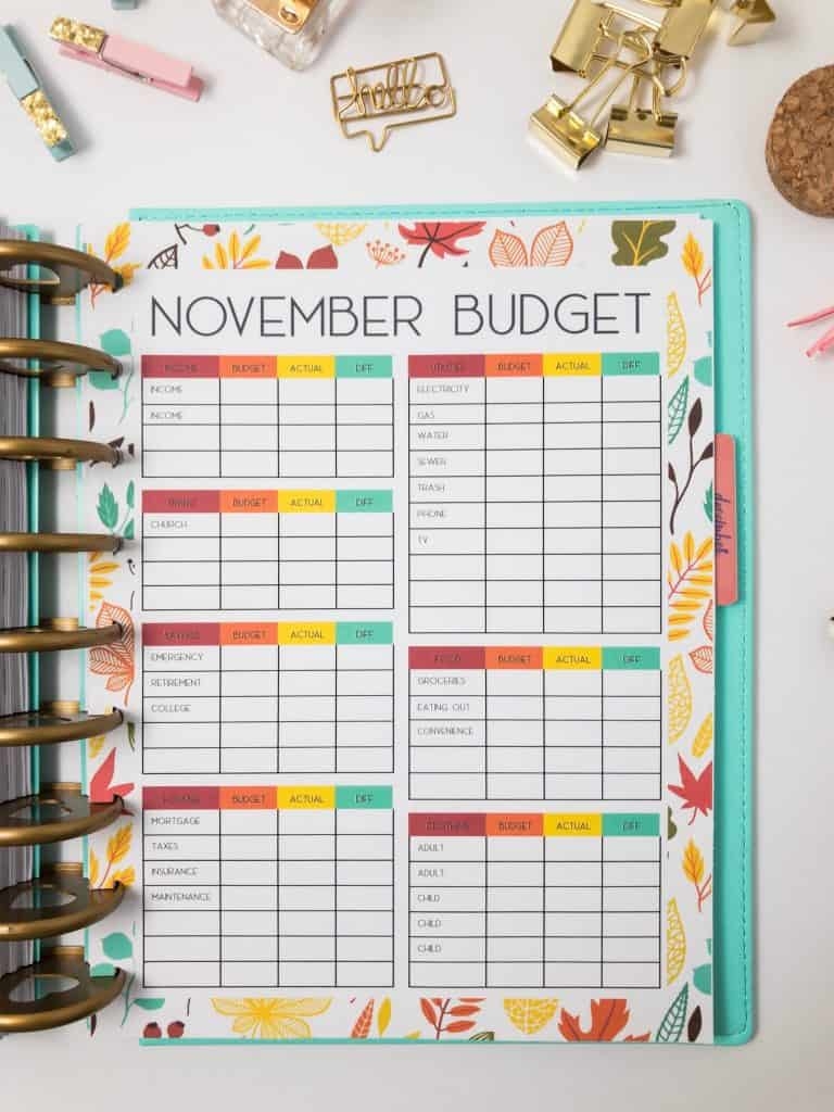 Free Printable Happy Planner Inserts