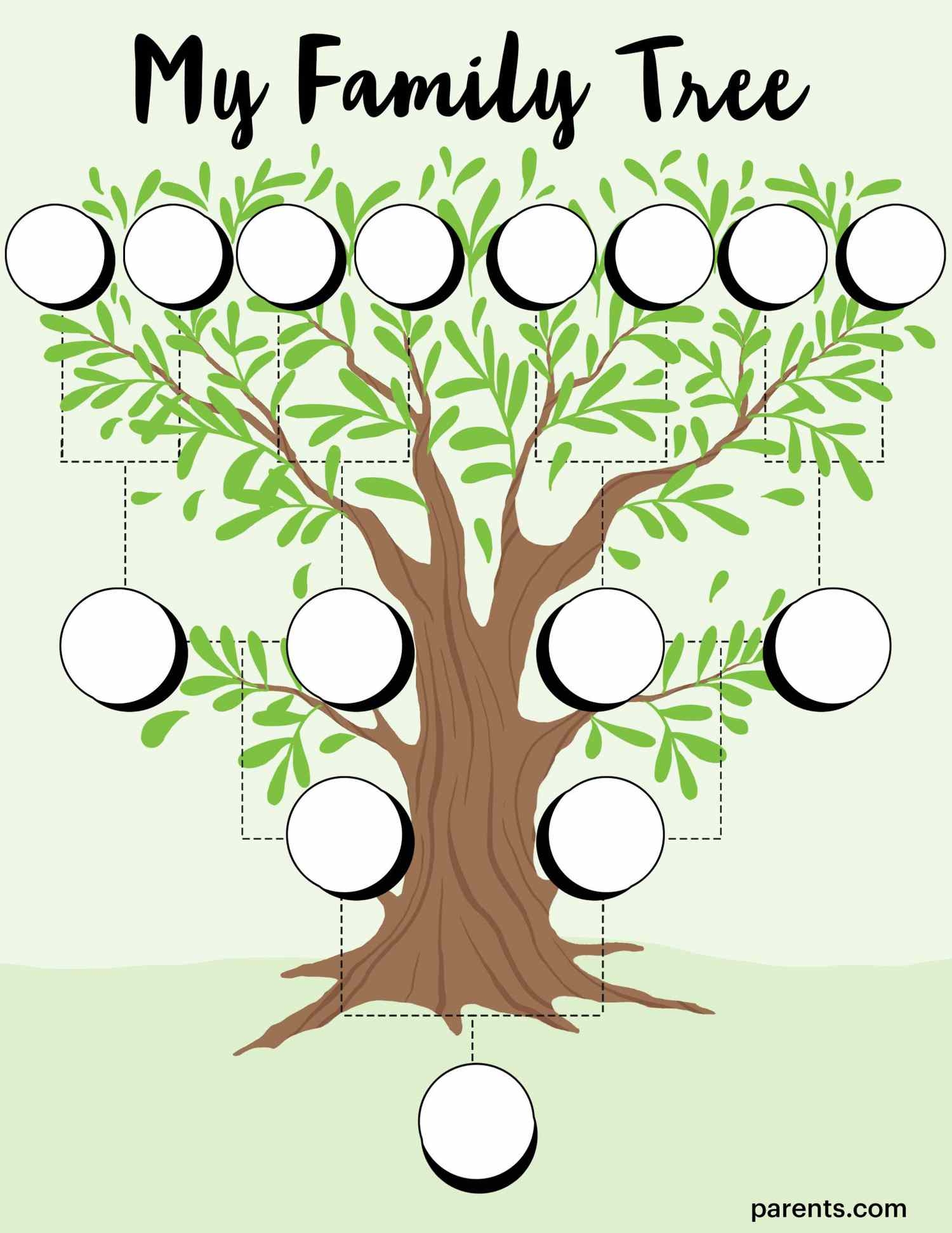 Family Tree Printable For Kids