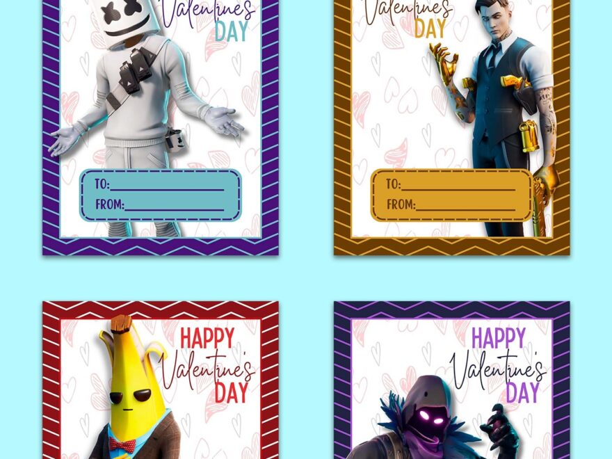 Fortnite Valentines Day Cards Pixavite