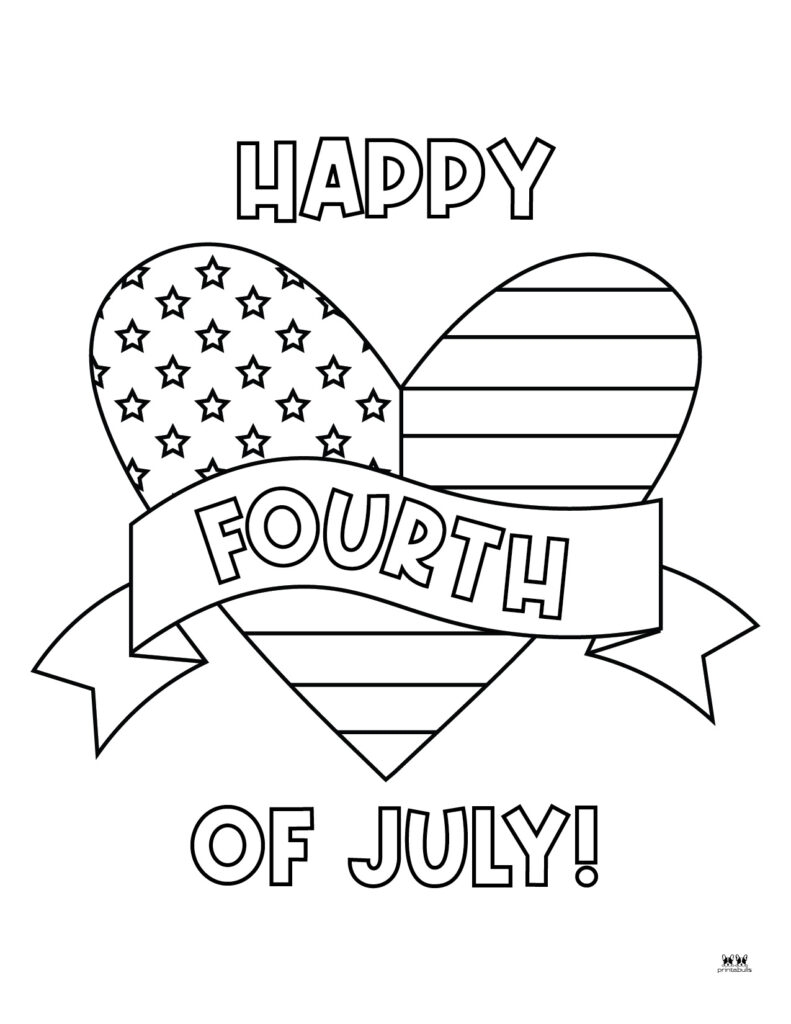 Fourth Of July Coloring Pages 50 FREE Printables Printabulls