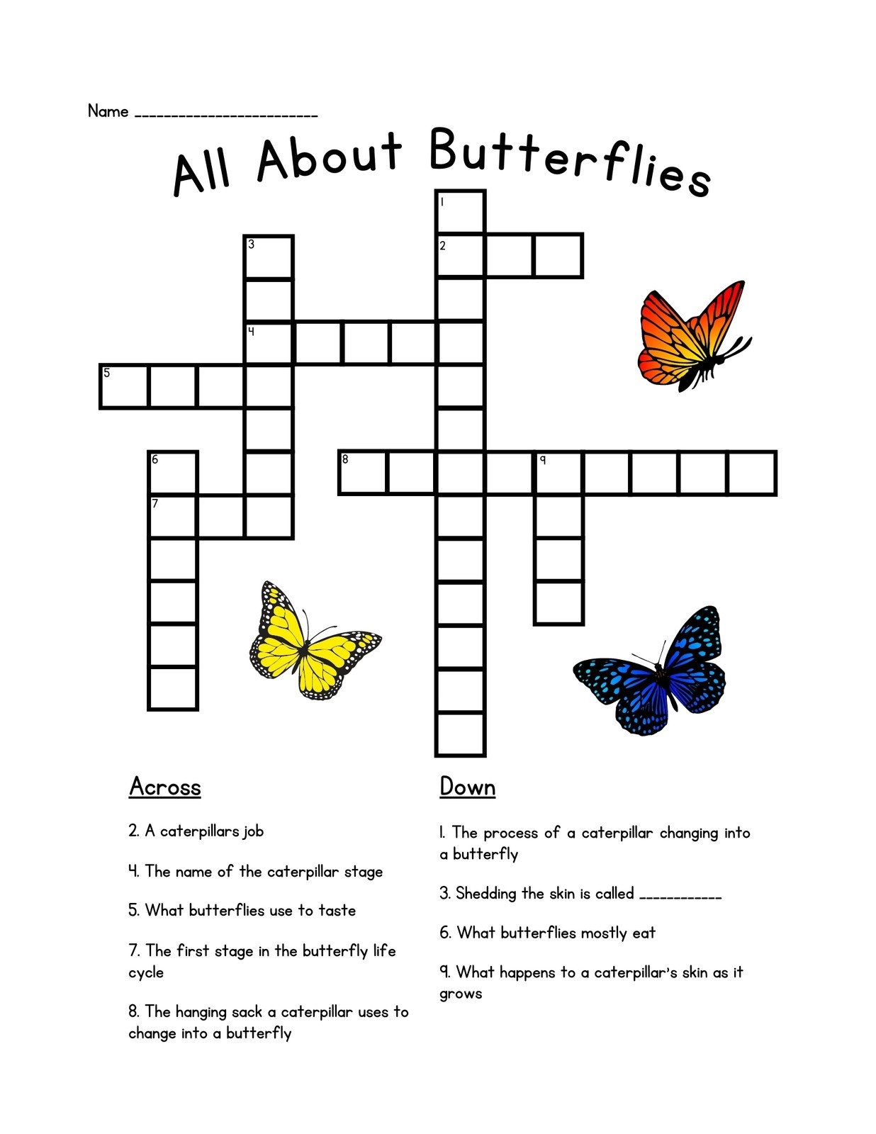 Free And Customizable Crossword Puzzle Templates Canva