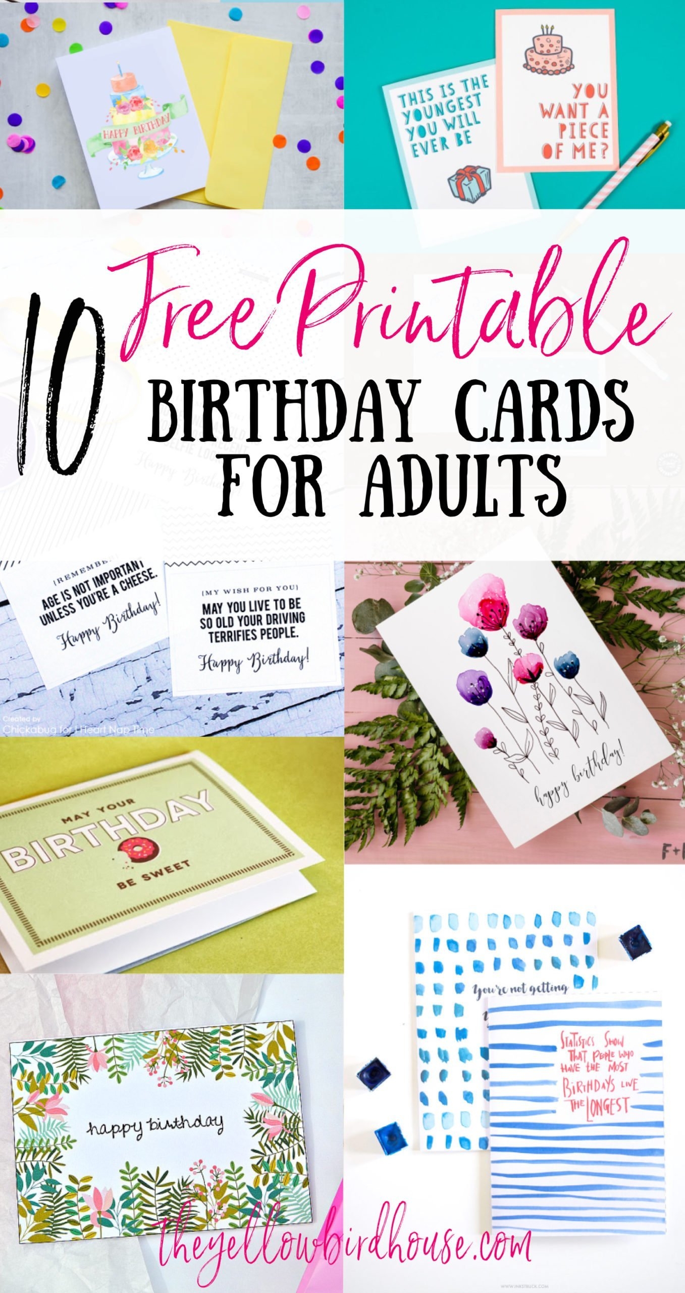 Free Birthday Printables For Adults