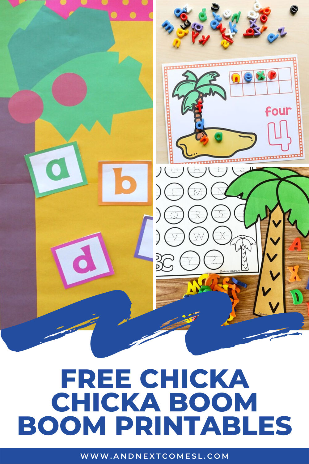 Free Chicka Chicka Boom Boom Printables For Kids And Next Comes L Hyperlexia Resources