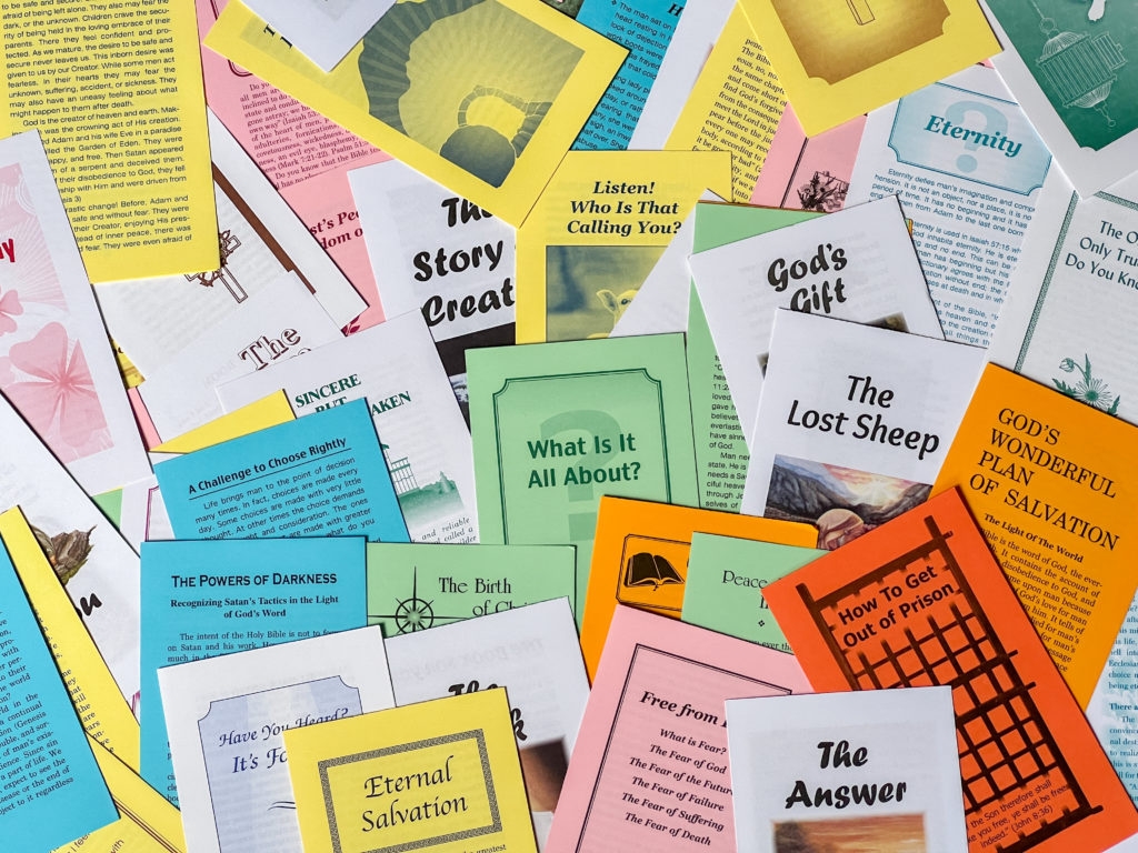 Free Christian Tracts Draw For God