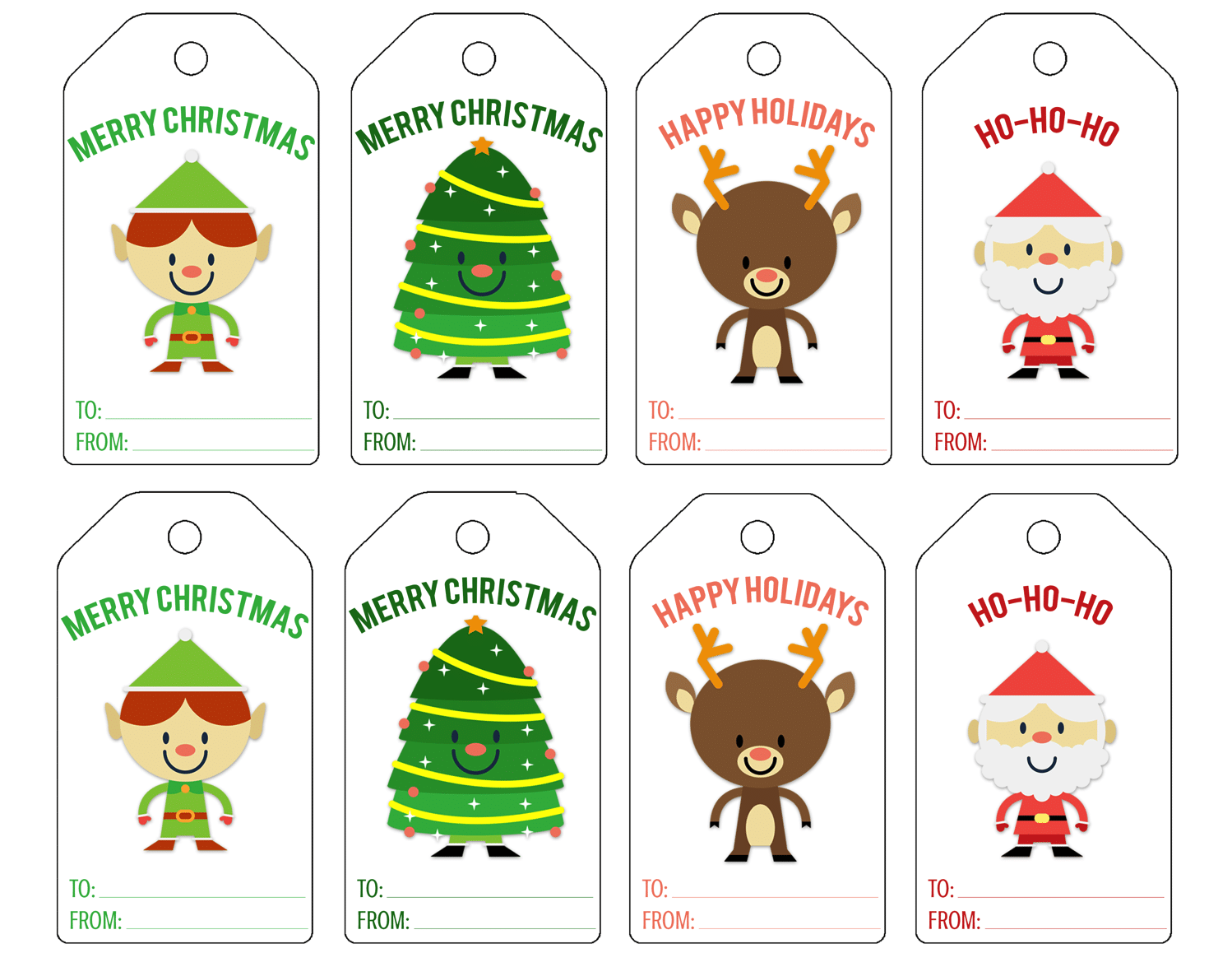 Small Christmas Gift For Return Label Free Printable