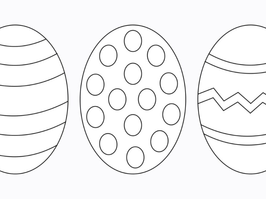 Free Easter Egg Template 9 Easy Crafts The Craft at Home Family