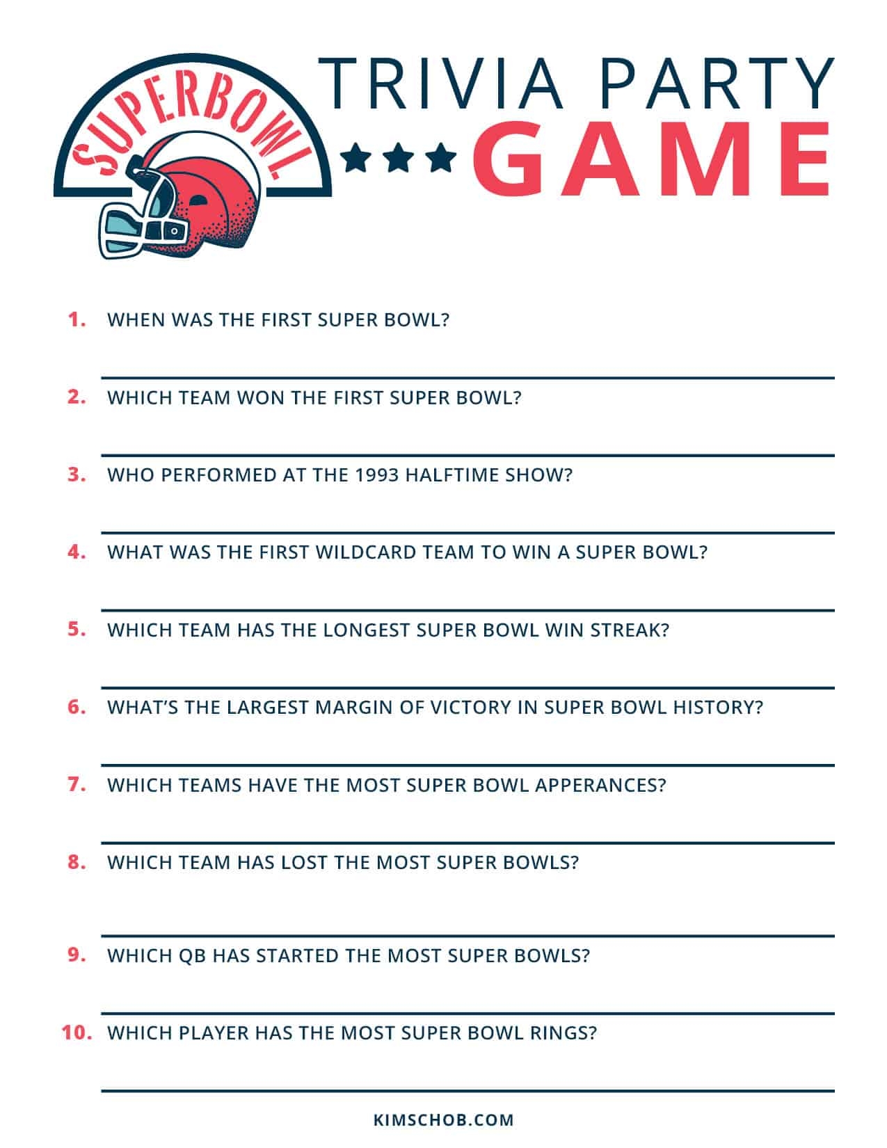 Free Football Printables Printable Game Day Activities Kim Schob