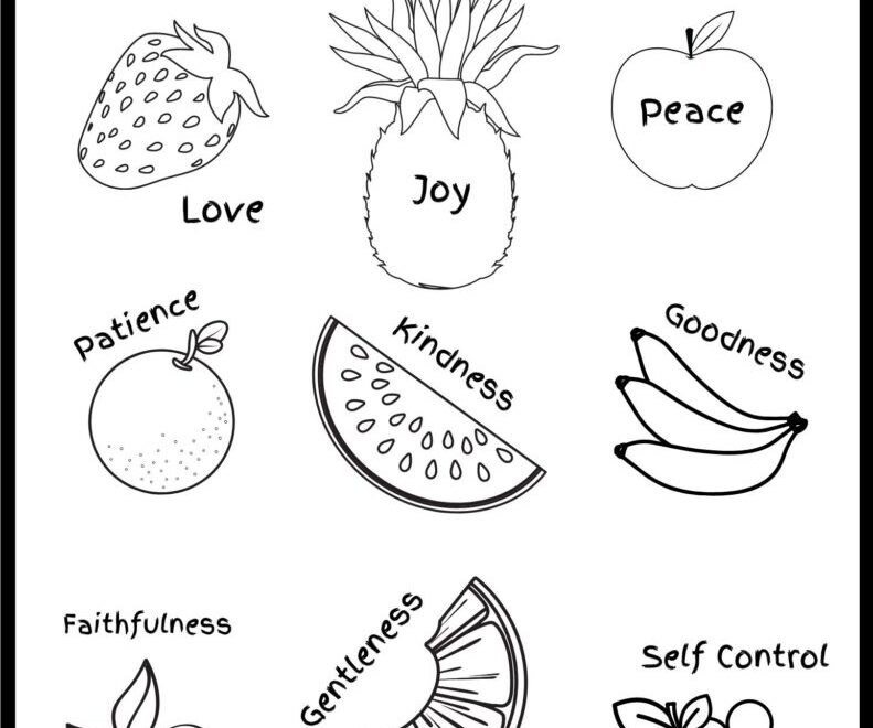 Free Fruit Of The Spirit Printables
