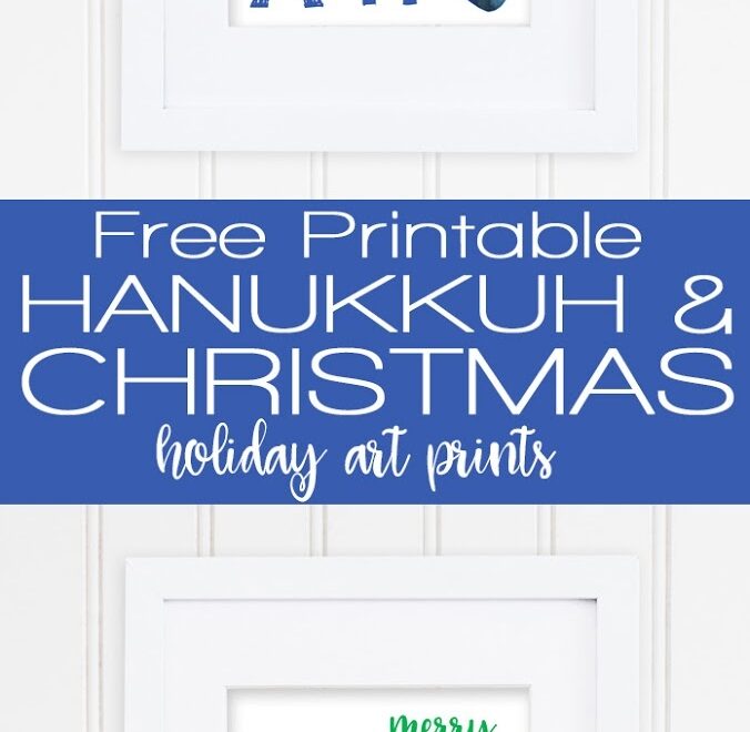 Free Hanukkah And Christmas Printables I Should Be Mopping The Floor