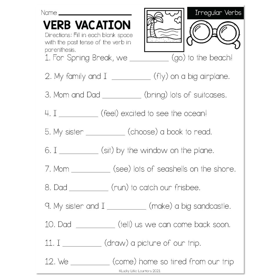 Free Irregular Verbs Worksheet 2nd Grade Download Free Irregular Verbs Worksheet 2nd Grade Png Images Free Worksheets On Clipart Library