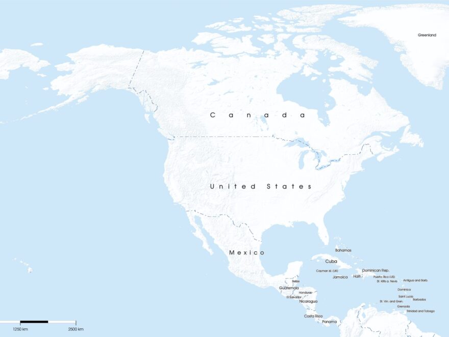 Free Maps Of North America Mapswire