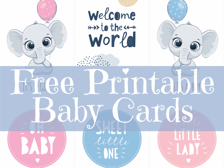 Free Printable Baby Cards New Baby Baby Shower Cards