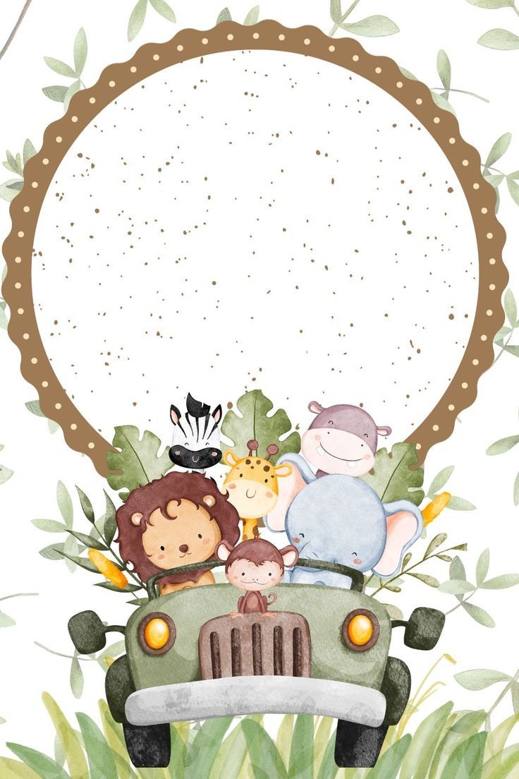 Free Baby Shower Invitations Printables Jungle Theme