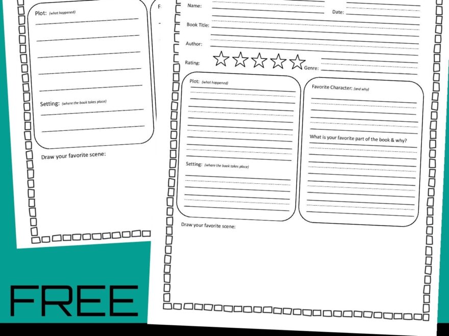 FREE Printable Book Report Template