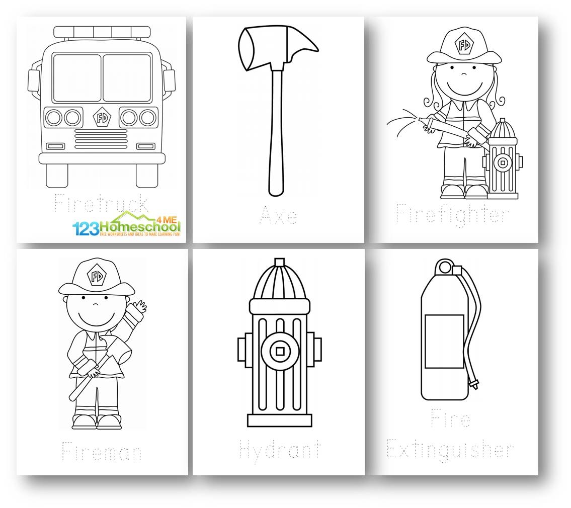 Free Printable Safety Coloring Pages
