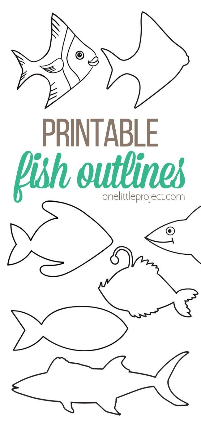 Free Printable Sea Life Stencils