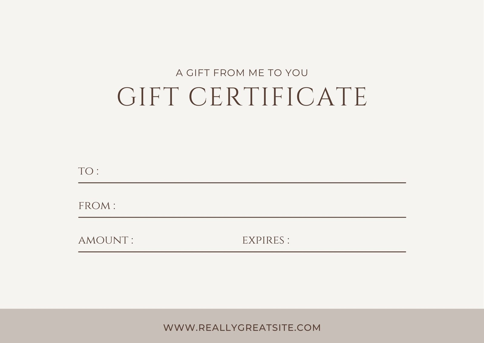 Free Printable Gift 2025 Certificate