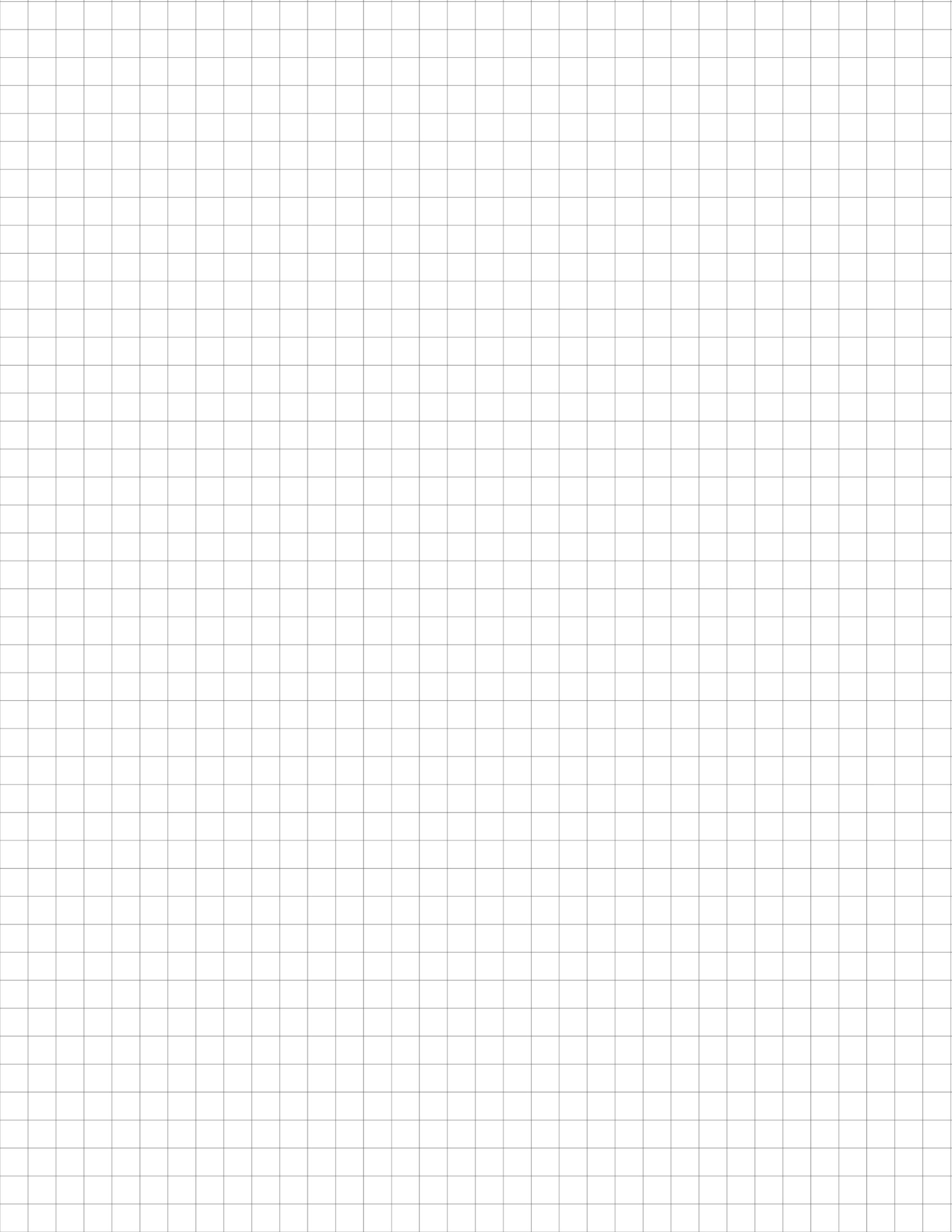 Grid Paper Printable 1 Inch