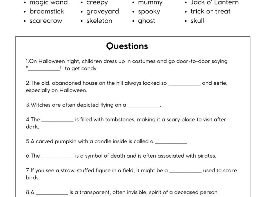 Free Printable Halloween Worksheet Templates To Edit Canva
