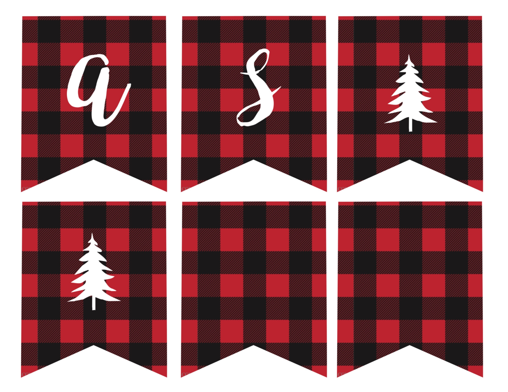 Free Printable Merry Christmas Banner Paper Trail Design