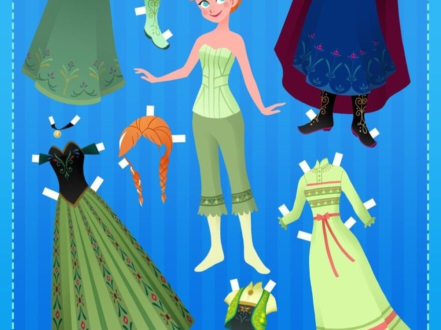 Free Printable Princess Paper Dolls And Clothes Store