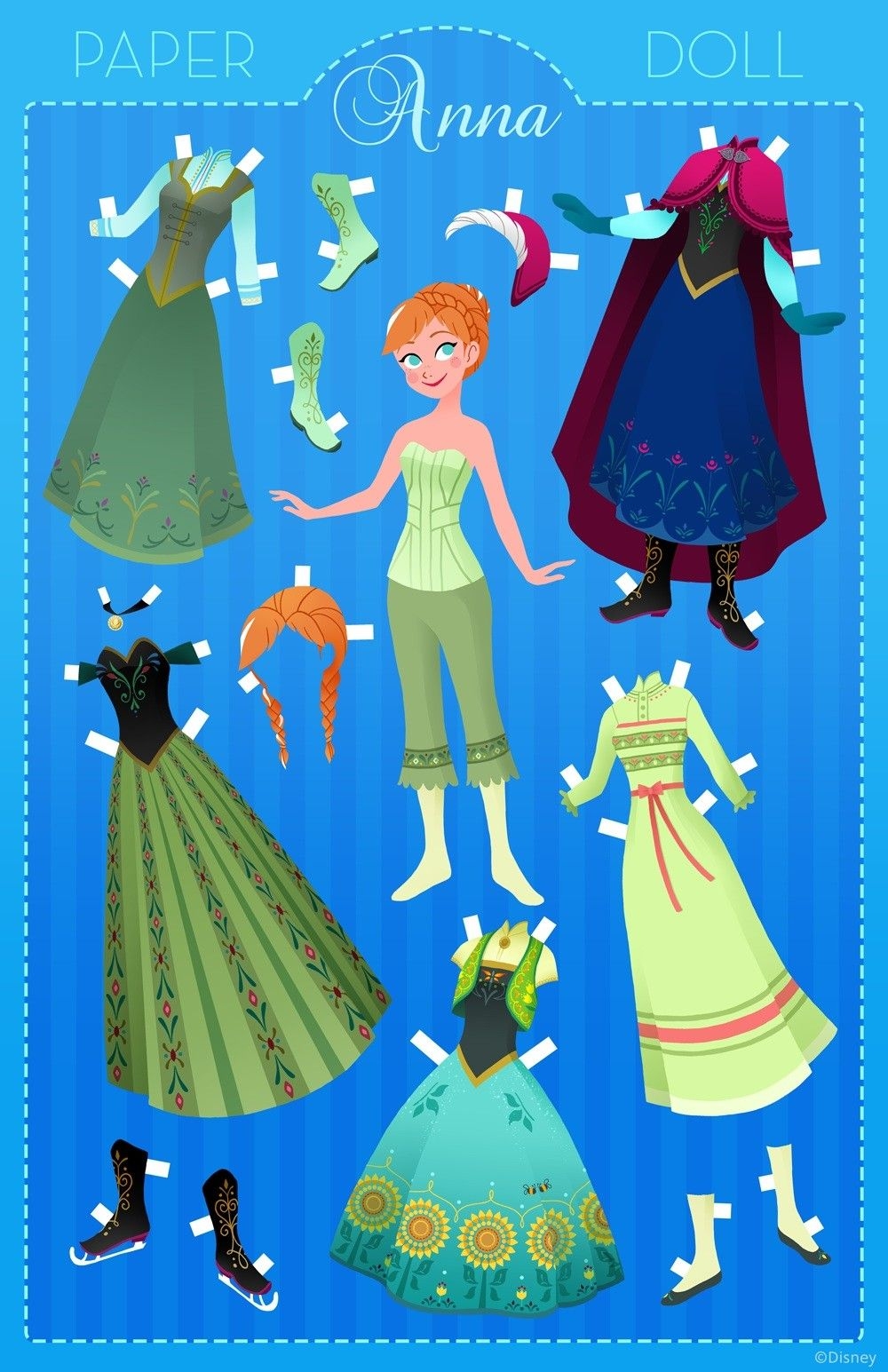 Free Printable Princess Paper Dolls And Clothes Store