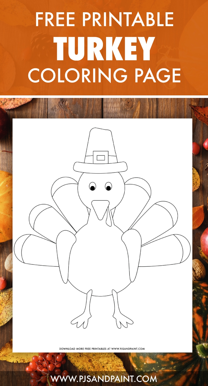 Thanksgiving Turkey Coloring Pages Printables