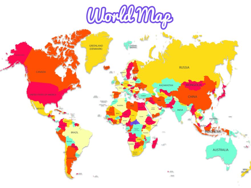 Free Printable World Maps MinistryArk