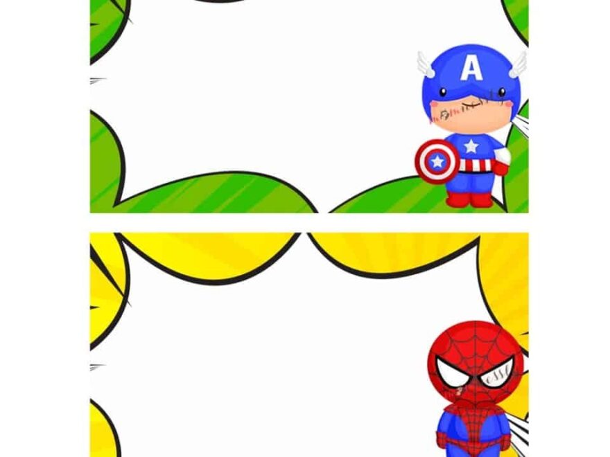 Free Superhero Name Tags Tribobot X Mom Nessly