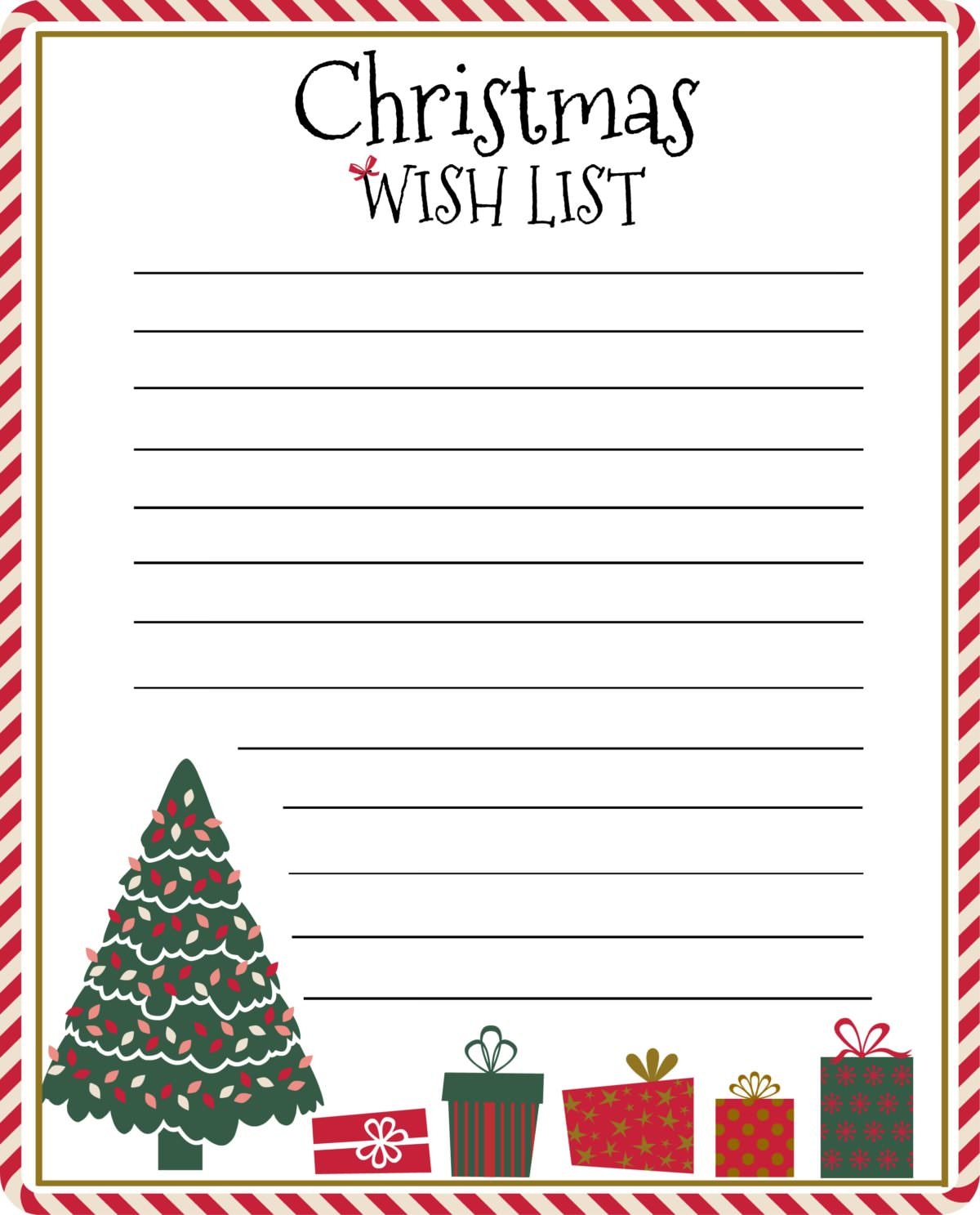 Free Wish List Printable For Easy Cyber Monday Shopping My Mommy Style