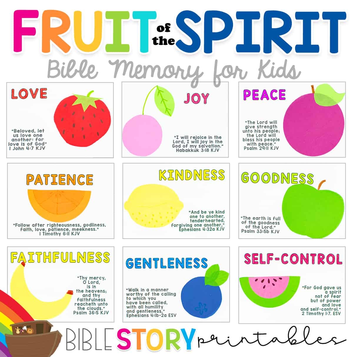Fruit Of The Spirit Free Printables