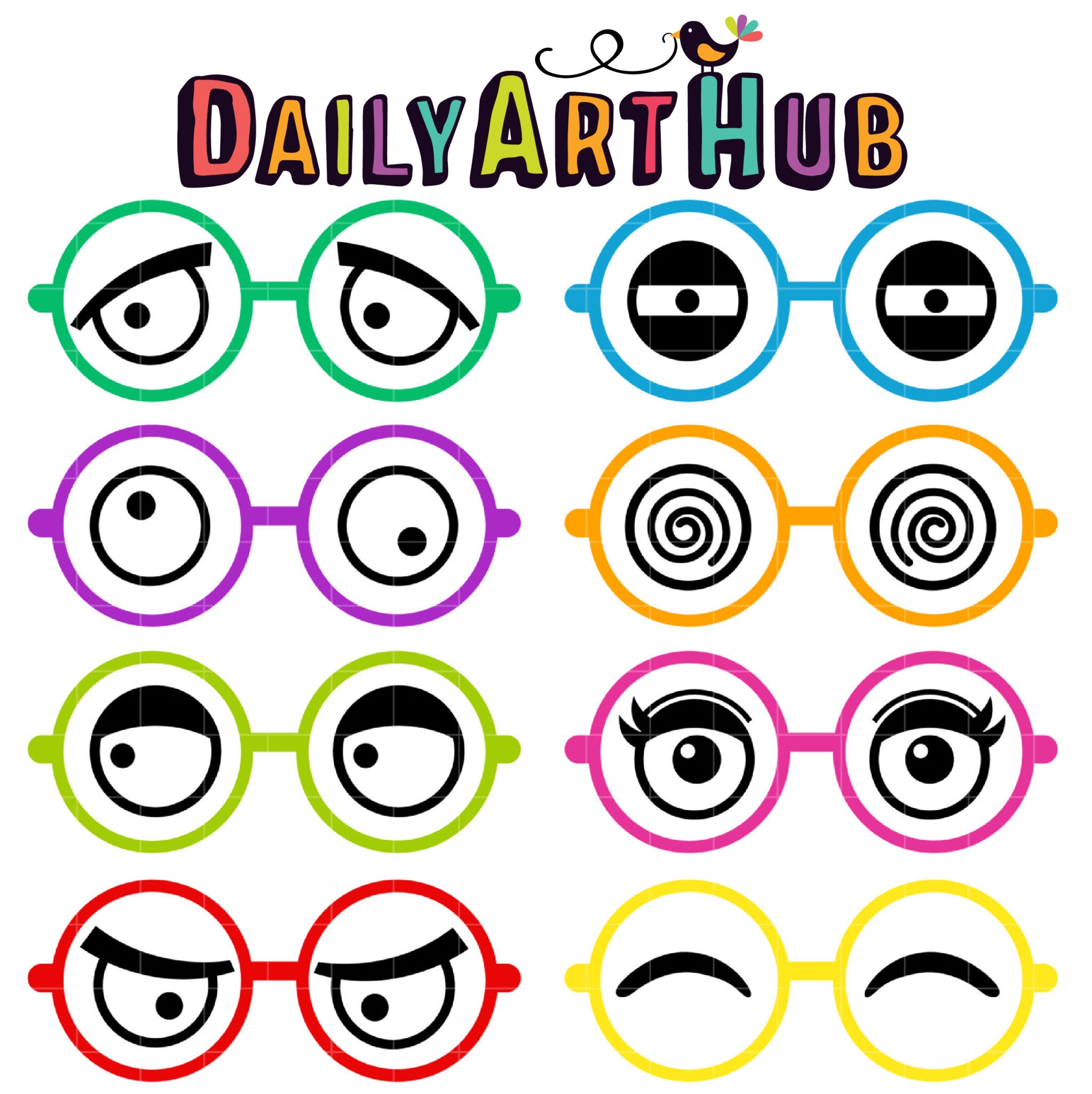 Free Printable Party Eye Eyeglasses Svg