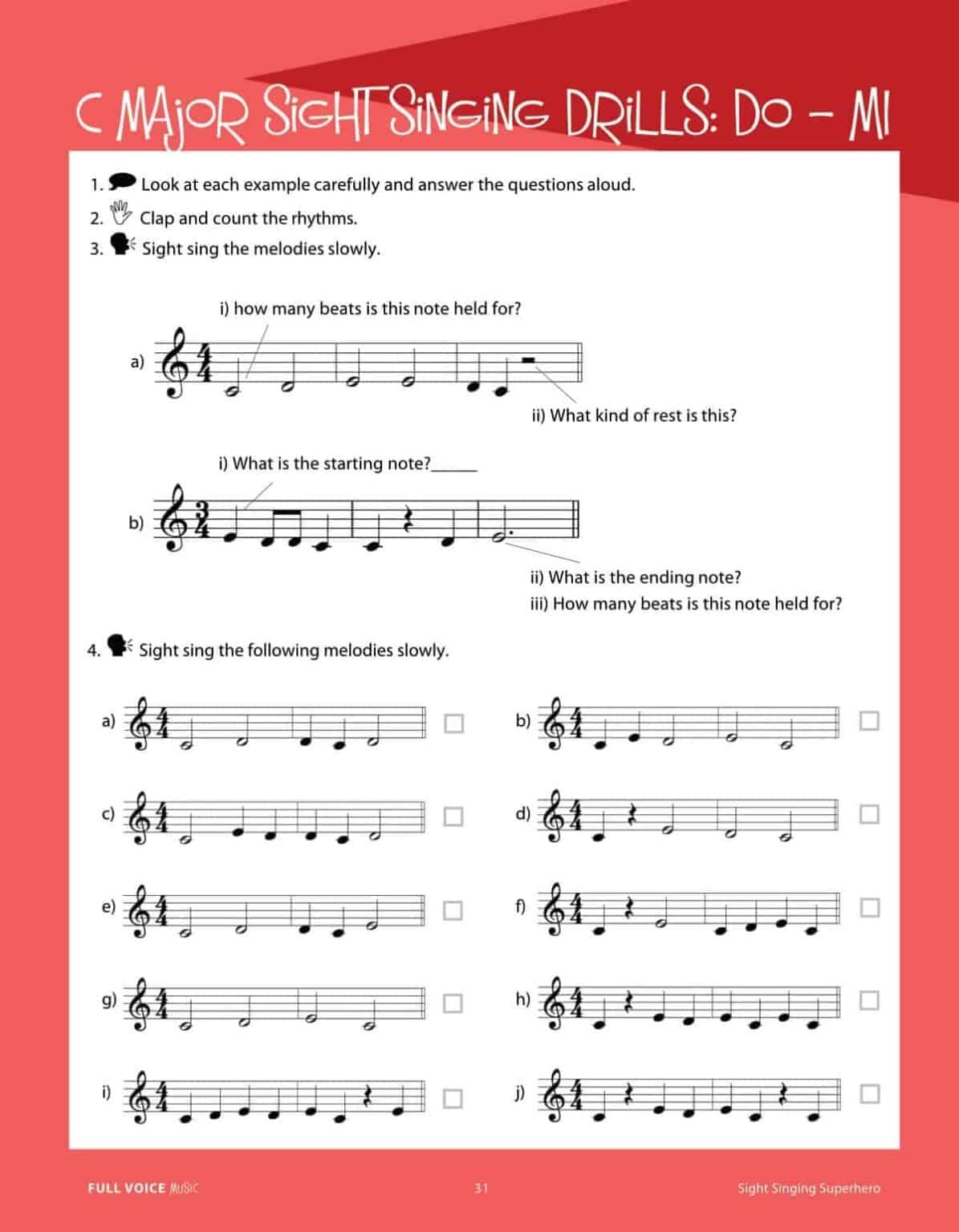 FVM Sight Singing Superhero PDF 