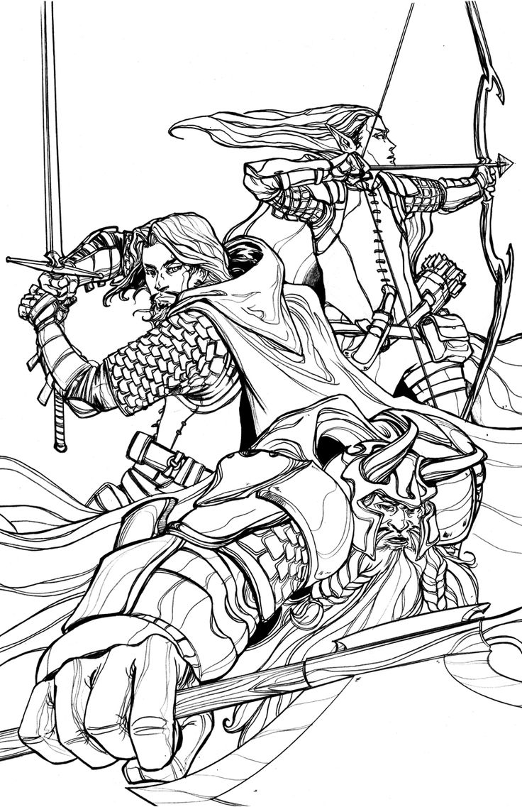Free Printable Colouring Pages GimliS Ax