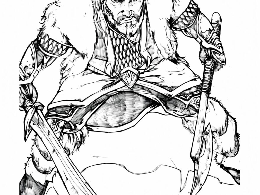 Gimli Coloring Page