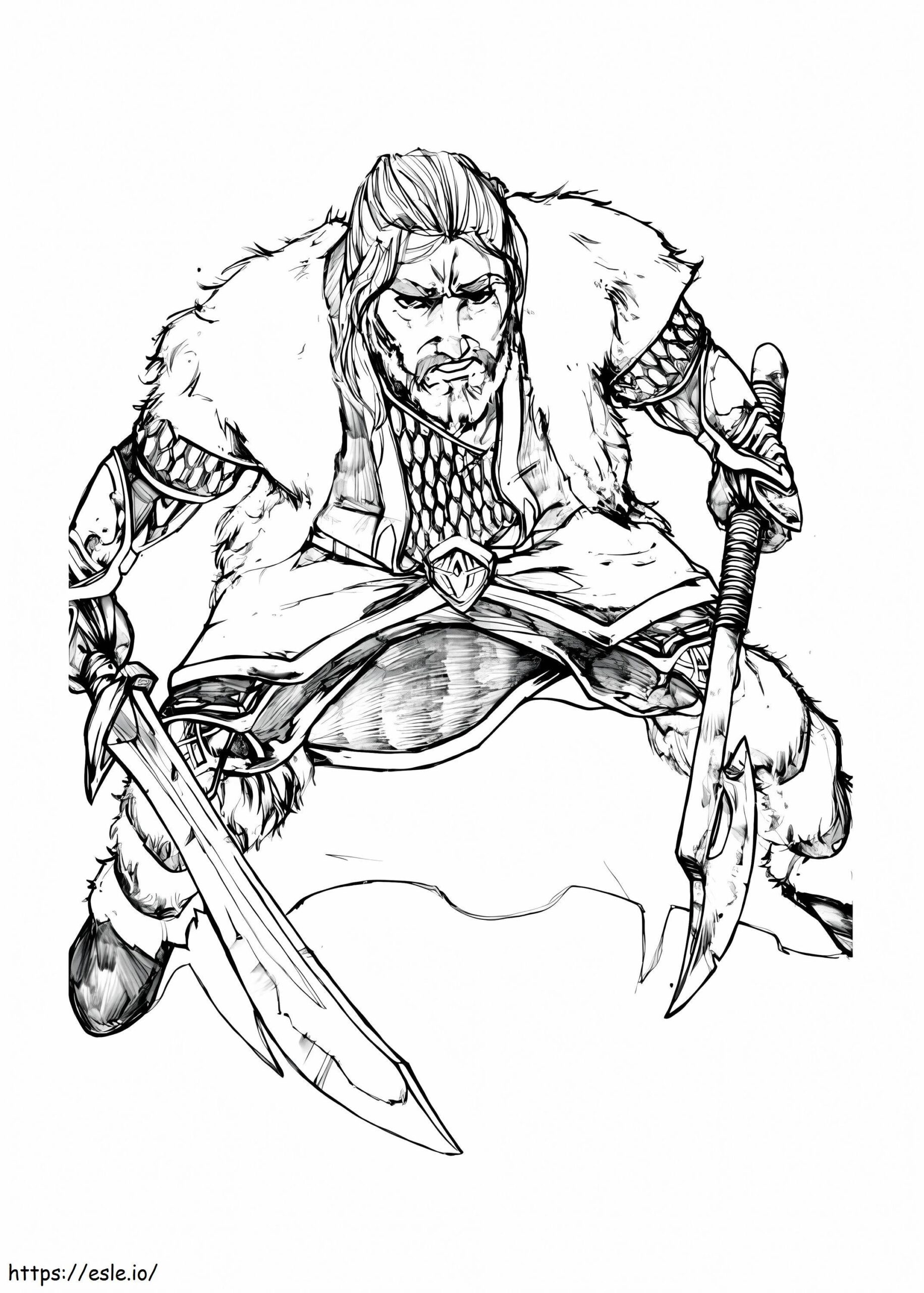Gimli Coloring Page