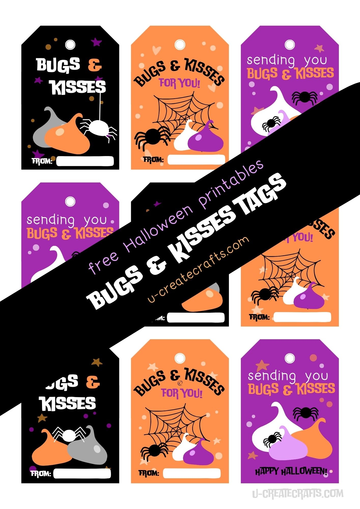 Free Printable Bugs And Kisses