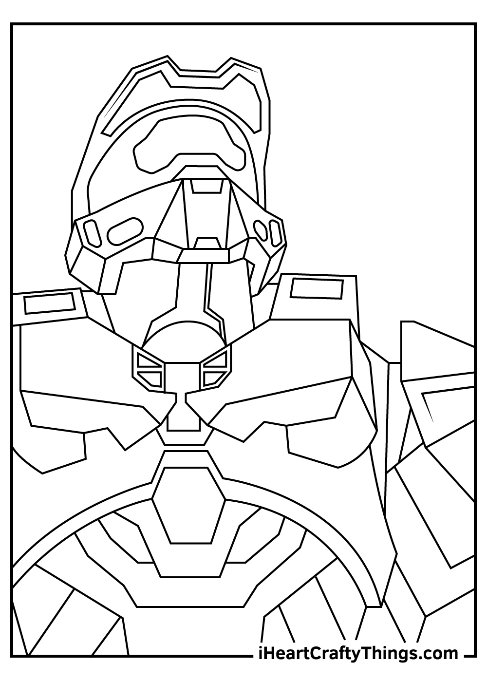 Halo Coloring Pages 100 Free Printables 