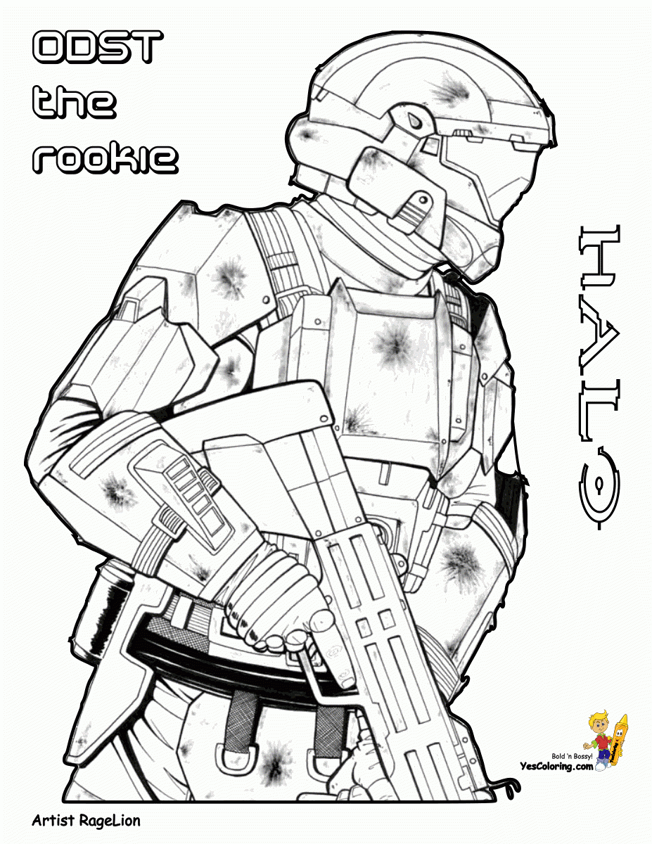  Halo Coloring Pages Books 100 FREE And Printable 